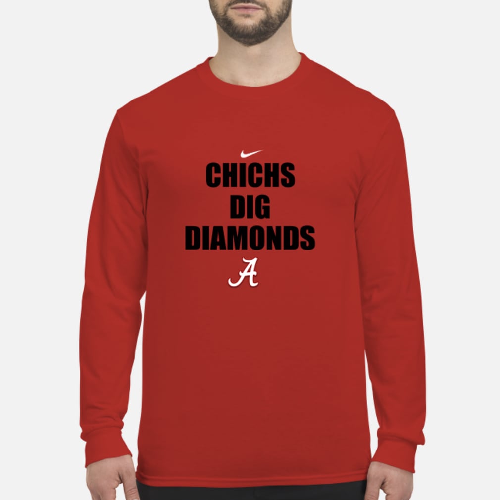 chicks dig diamonds baseball shirt