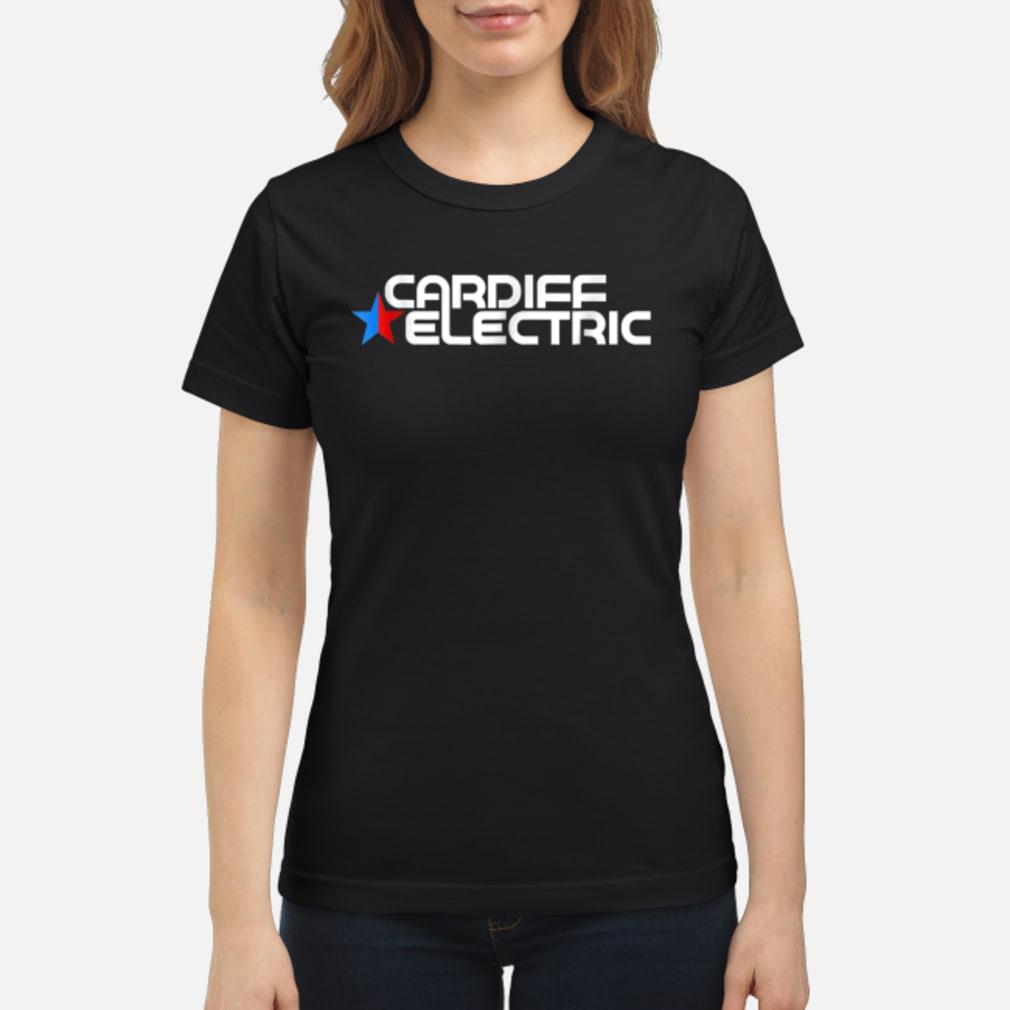 cardiff electric t shirt