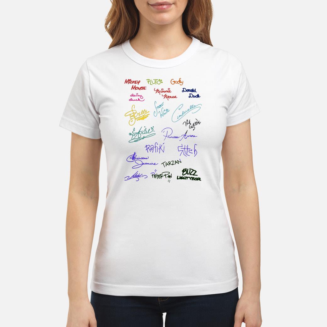 shirts with signatures